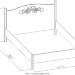 Кровать ADELE 3 (1400) Ясень Анкор