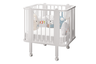 Детская кровать Оливия массив базовая Белая